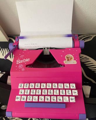 Barbie vintage anni 90  Macchina scrivere Mehano