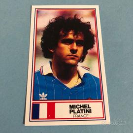 Platini Carta originale Rothmans Football 1984