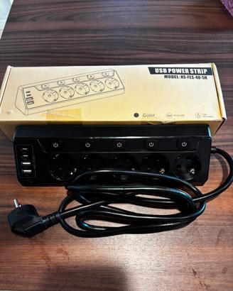 Presa multipla con usb