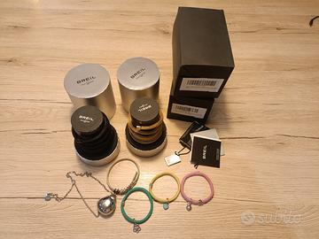 Bracciali thun breil new snake oro e nero collana 