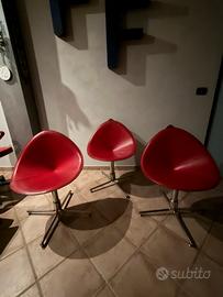 Set di 3 sedie design italiano FASEM