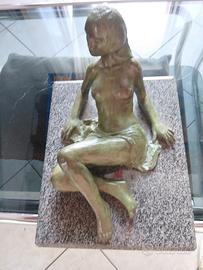 scultura in bronzo firmata pezzo unico