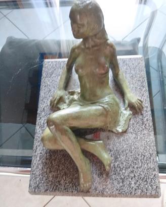 scultura in bronzo firmata pezzo unico