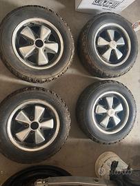 4 cerchi originali Porsche 911 FUCHS 6 X 15 pollic