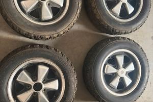 4 cerchi originali Porsche 911 FUCHS 6 X 15 pollic