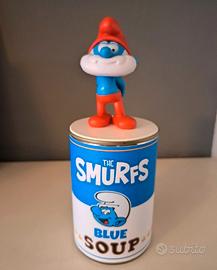 Barattolo" the smurfs soup" Grande Puffo