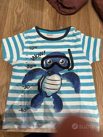 Maglia bambino a righe