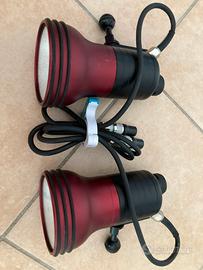 Lampade per video riprese sub ISOTTA e Scuba Light