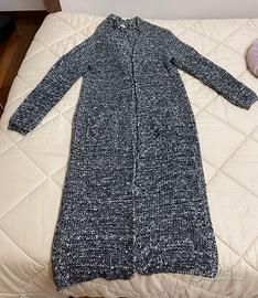 Cardigan cappotto in maglia