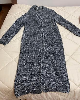 Cardigan cappotto in maglia