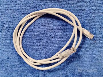 Cavo di rete, RJ45 - 2 mt., Colore Bianco.