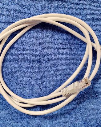 Cavo di rete, RJ45 - 2 mt., Colore Bianco.