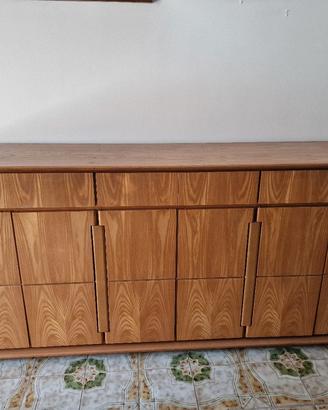 Madia credenza legno vintage anni ’80