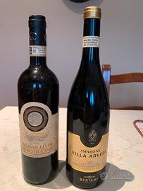 Vini Amarone e Brunello