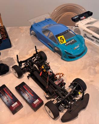 Auto RC Touring 1/10 4WD completa per gara