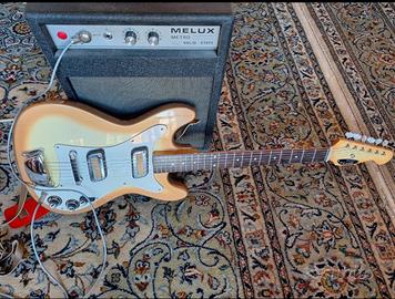 Chitarra Meazzi Lovely e amplificatore Hollywood 