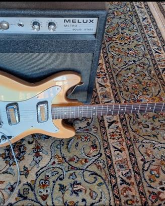 Chitarra Meazzi Lovely e amplificatore Hollywood 