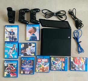 Play station 4 con accessori controller giochi