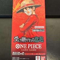 One Piece Op13 Box Sealed Jap Inherited Will