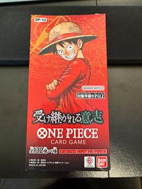 One Piece Op13 Box Sealed Jap Inherited Will