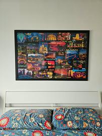 Puzzle Ravensburger 3000 pezzi incorniciato