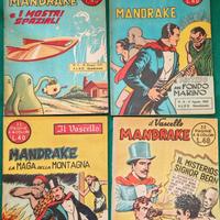 Mandrake il Vascello 1959 4 fumetti