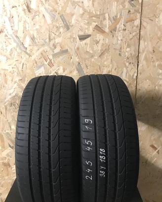 2 GOMME 245 45 19 PIRELLI PZERO Run Flat