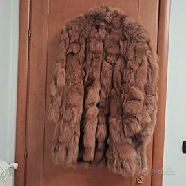 pelliccia volpe giacca lunga 