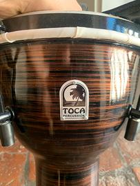 Toca djembe, bongo, altezza 42 cm, diametro 27 cm