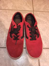 Scarpe Vans 39 rosse e nere