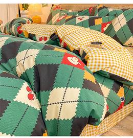 Copripiumino,2 federe e lenzuola