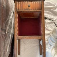 Comodino antico fine 800 primi 900 legno massello