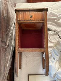 Comodino antico fine 800 primi 900 legno massello