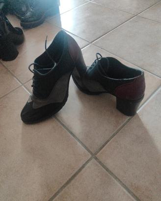 scarpe francesina donna bicolore 