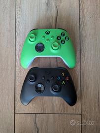 2 controller xbox series x  verde e nero 