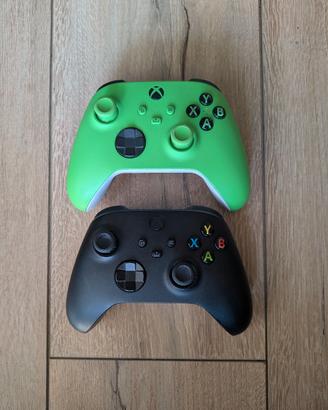 2 controller xbox series x  verde e nero 