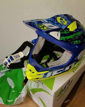 Casco UFO Ony Diablo + QUICK-STRAP - PARI AL NUOVO