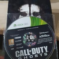 call of duty ghosts xbox 360 SOLO CD 2 ISTALLAZION