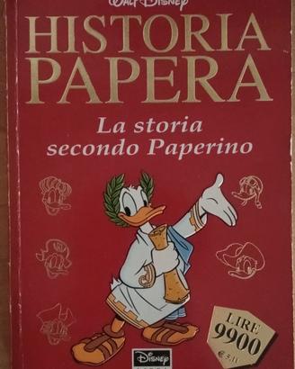 Libro a fumetti Disney Historia Papera vintage