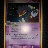Pokemon Card Banette 1/100 Ex Guardians English