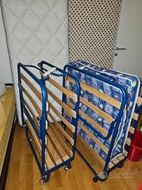 2 reti con ruote pieghevoli