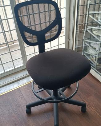 sedia-sgabello per tavolo da disegno 