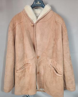 Giaccone in Montone chiaro Shearling