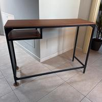 FJÄLLBO Scrivania, nero, 140x70 cm