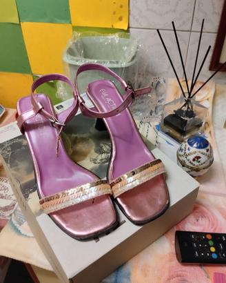 Sandali rosa con Paietttes