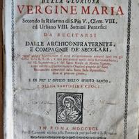 Libro Offizio Della Gloriosa Vergine Maria 1791