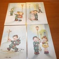 Cartoline Lilì Marlen e Mio bell'alpin anni 40