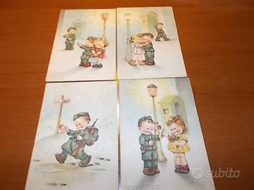 Cartoline Lilì Marlen e Mio bell'alpin anni 40