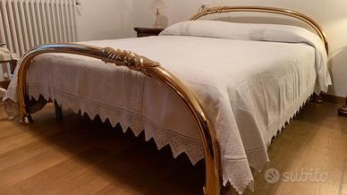 Coperta in cotone lavorata a mano filet