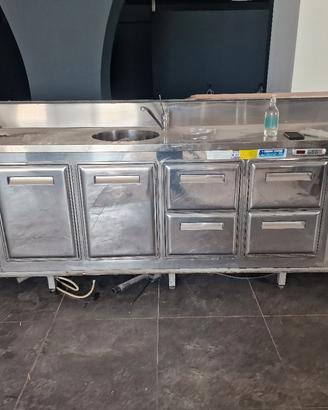 Bancone inox